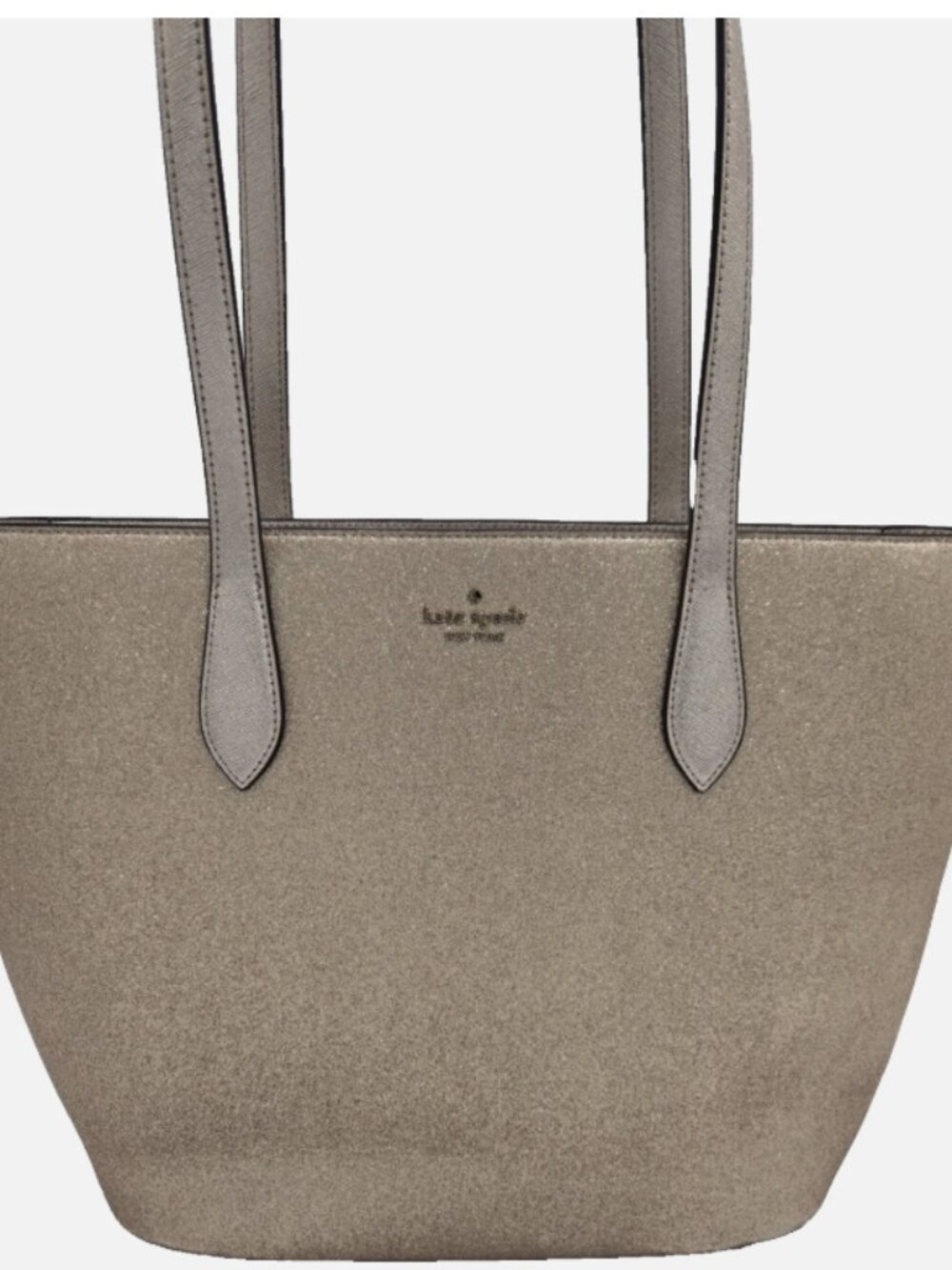 Kate Spade Joeley Glitter Tote Bag Large Gold